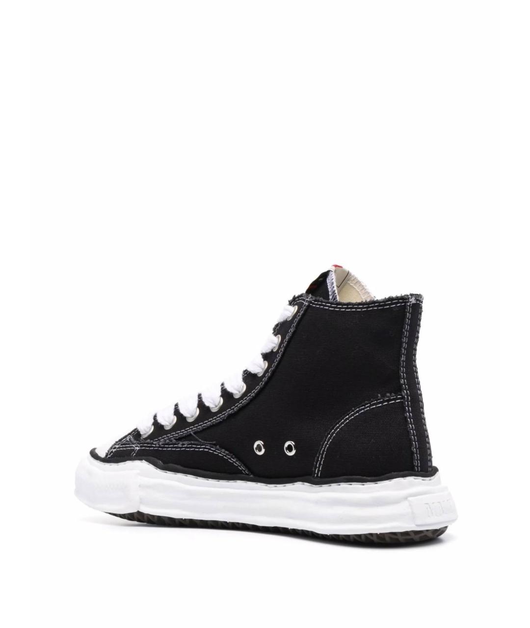 Mihara Yasuhiro Черные текстильные кроссовки, фото 3