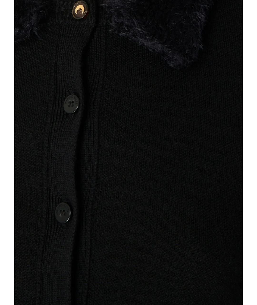 MARINE SERRE Черный шерстяной джемпер / свитер, фото 2