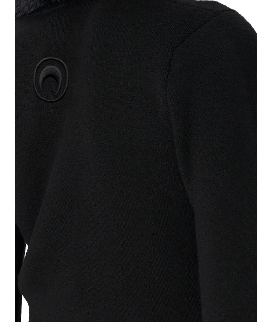 MARINE SERRE Черный шерстяной джемпер / свитер, фото 3