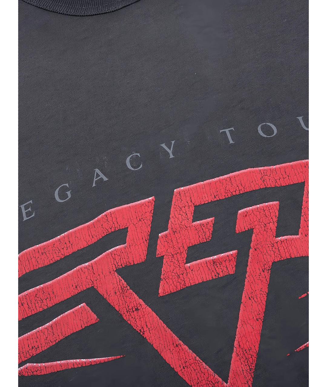 REPRESENT Серая хлопковая футболка, фото 2