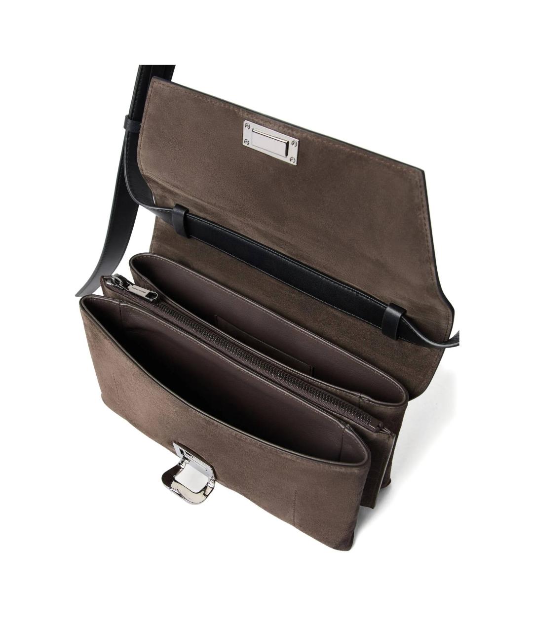 BRUNELLO CUCINELLI Мульти кожаная сумка через плечо, фото 4