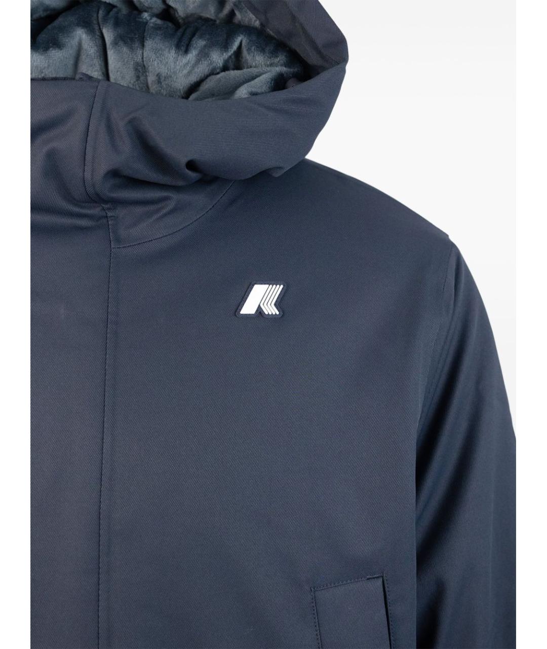 K-WAY Синяя полиэстеровая парка, фото 2