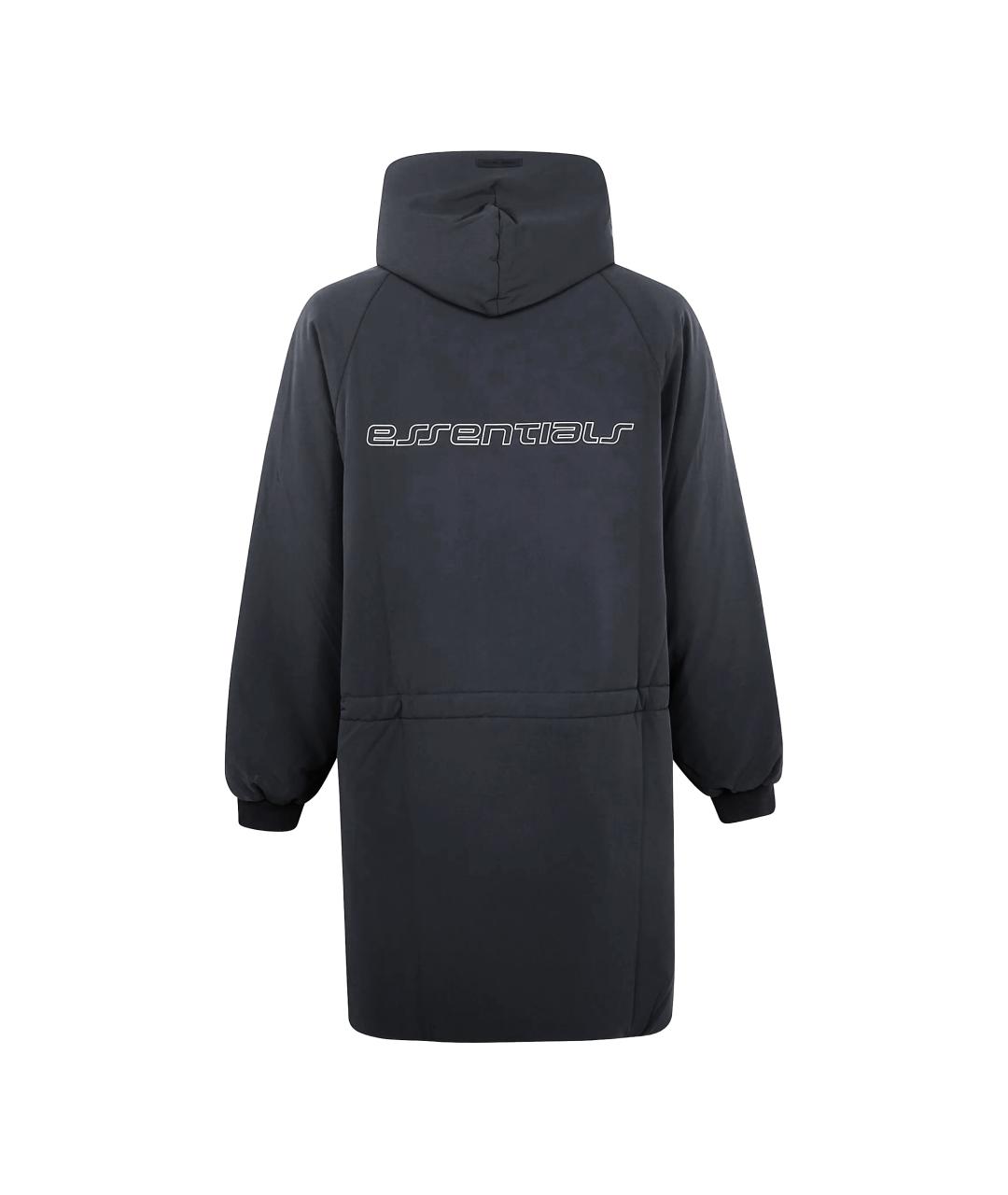 FEAR OF GOD ESSENTIALS Черная полиамидовая парка, фото 3