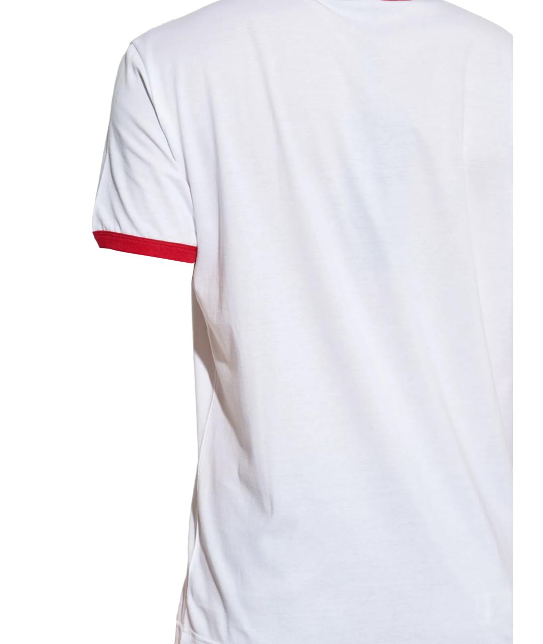 DOLCE&GABBANA Белая хлопковая футболка, фото 3