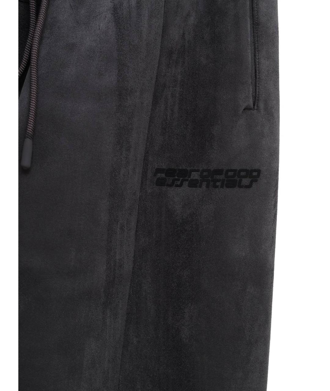 FEAR OF GOD ESSENTIALS Черные полиэстеровые повседневные брюки, фото 2