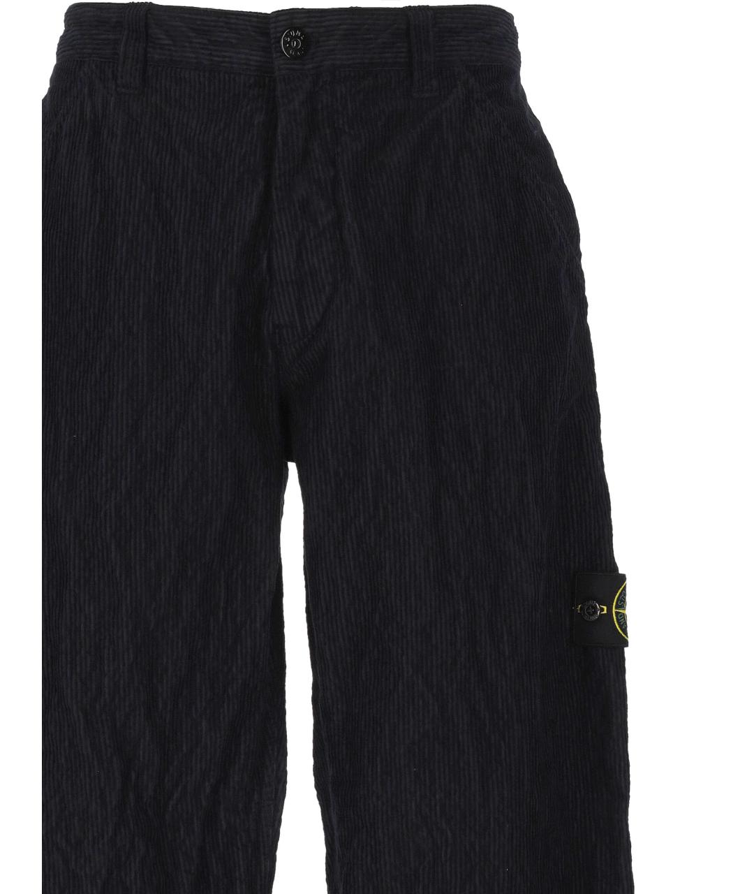 STONE ISLAND Черные повседневные брюки, фото 2