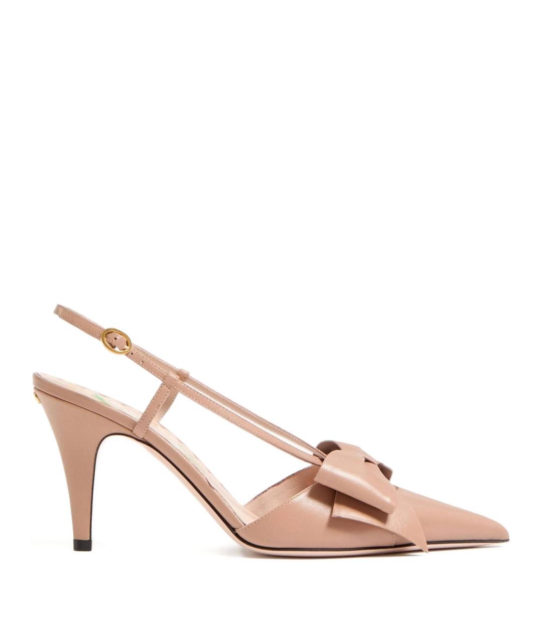 VALENTINO Розовые кожаные туфли, фото 1