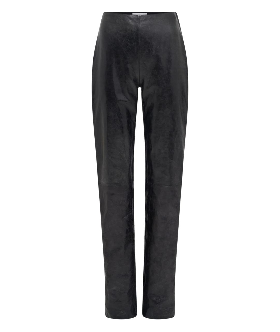 MARINE SERRE Черные вискозные брюки узкие, фото 1