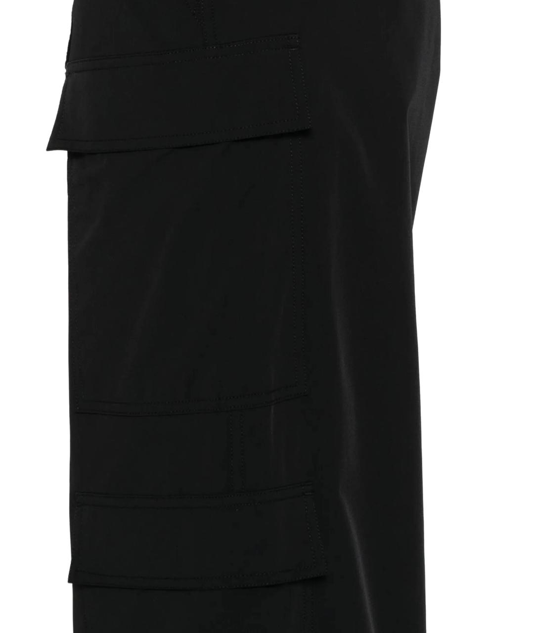 THOM KROM Черные полиамидовые прямые брюки, фото 2