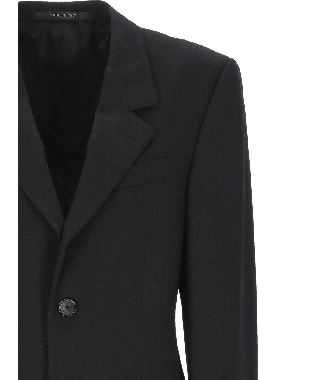 BALENCIAGA Черный хлопковый жакет/пиджак, фото 2