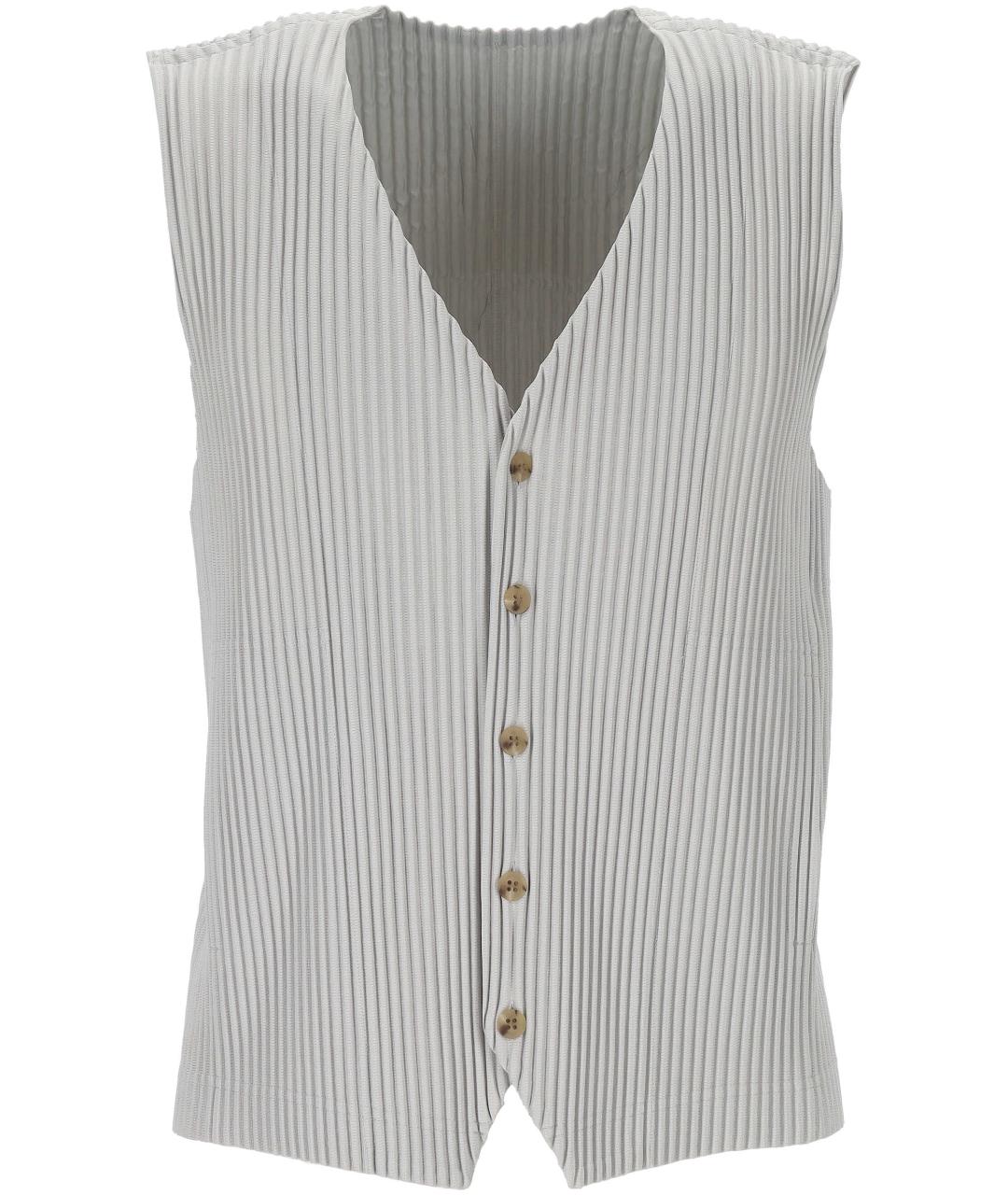 ISSEY MIYAKE Серая полиэстеровая жилетка, фото 1