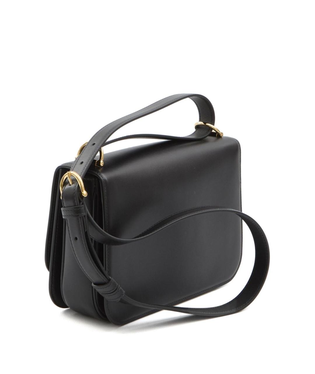 GUCCI Черная кожаная сумка через плечо, фото 2