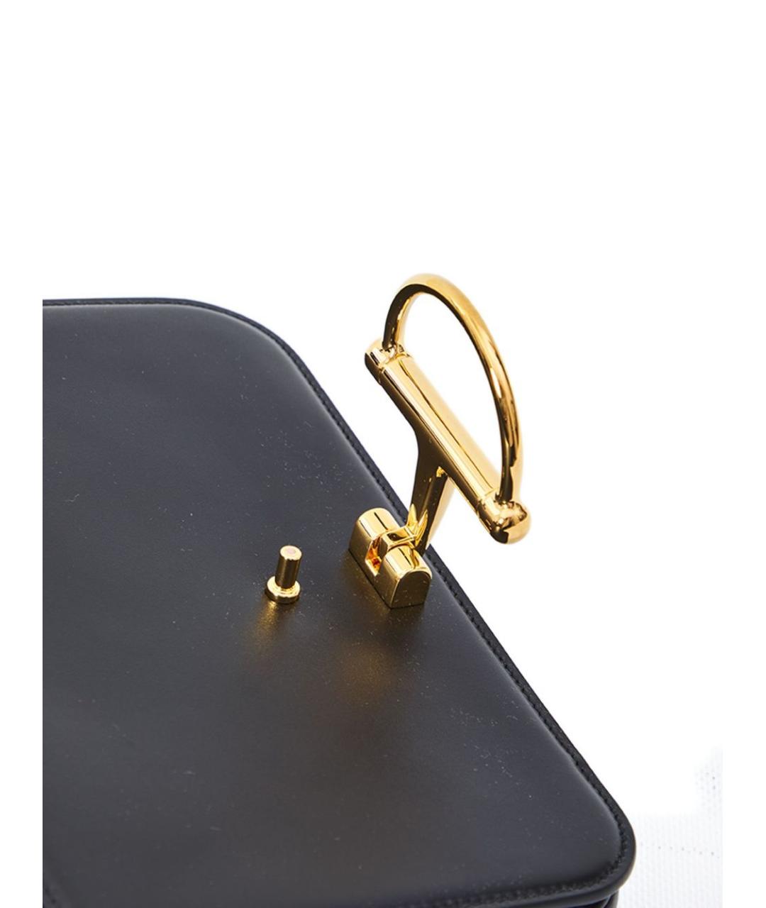 GUCCI Черная кожаная сумка через плечо, фото 4