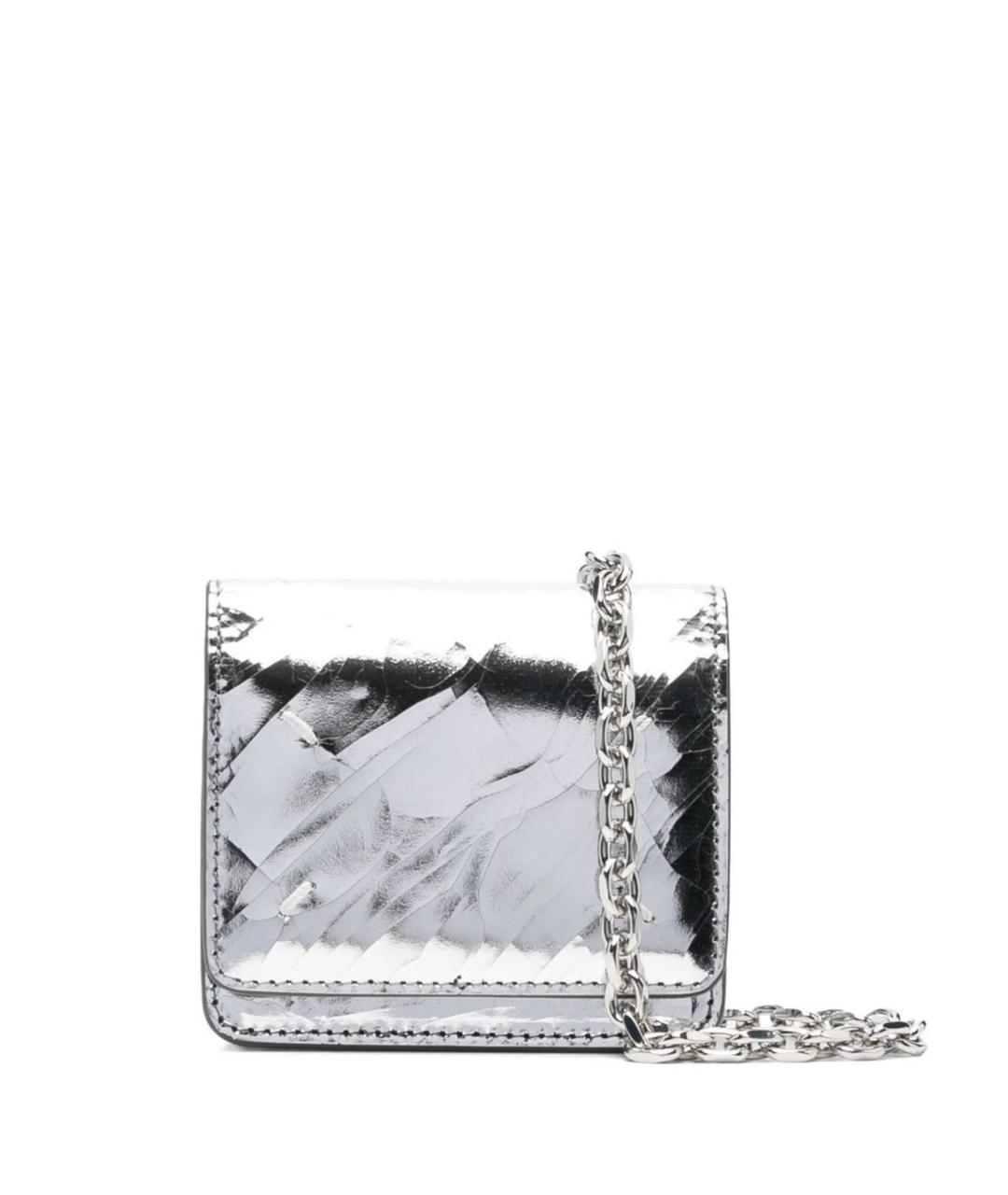 MAISON MARGIELA Серебрянный кожаный кошелек, фото 1