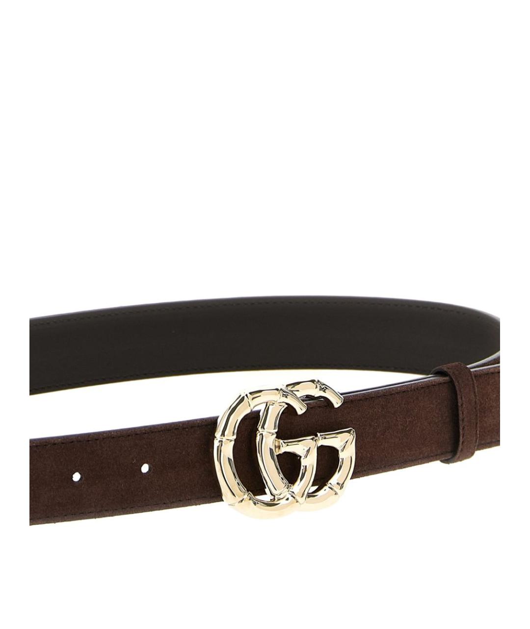 GUCCI Коричневый кожаный ремень, фото 2