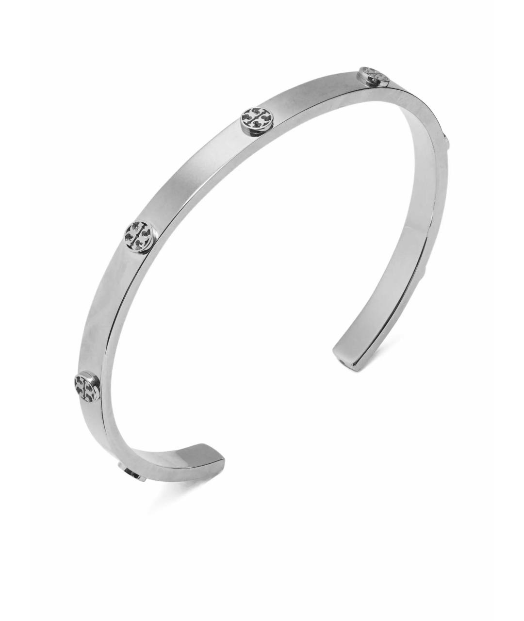 TORY BURCH Серебрянный металлический браслет, фото 2