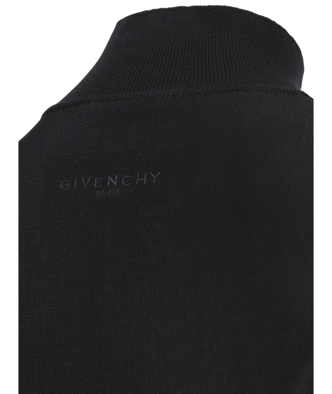 GIVENCHY Черное вискозное платье, фото 4