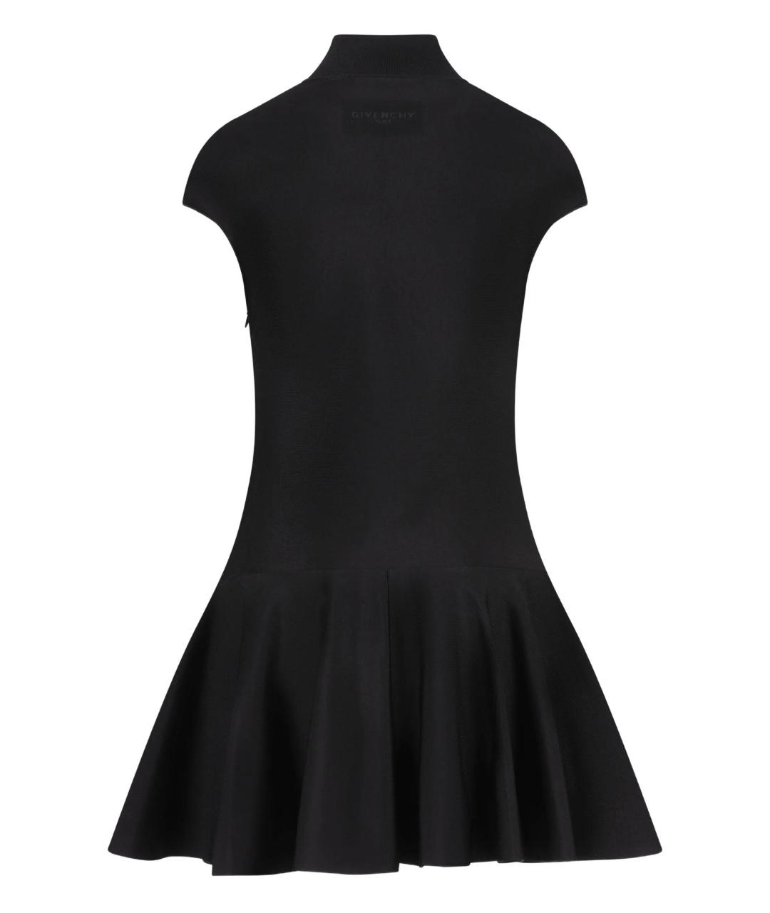 GIVENCHY Черное вискозное платье, фото 3