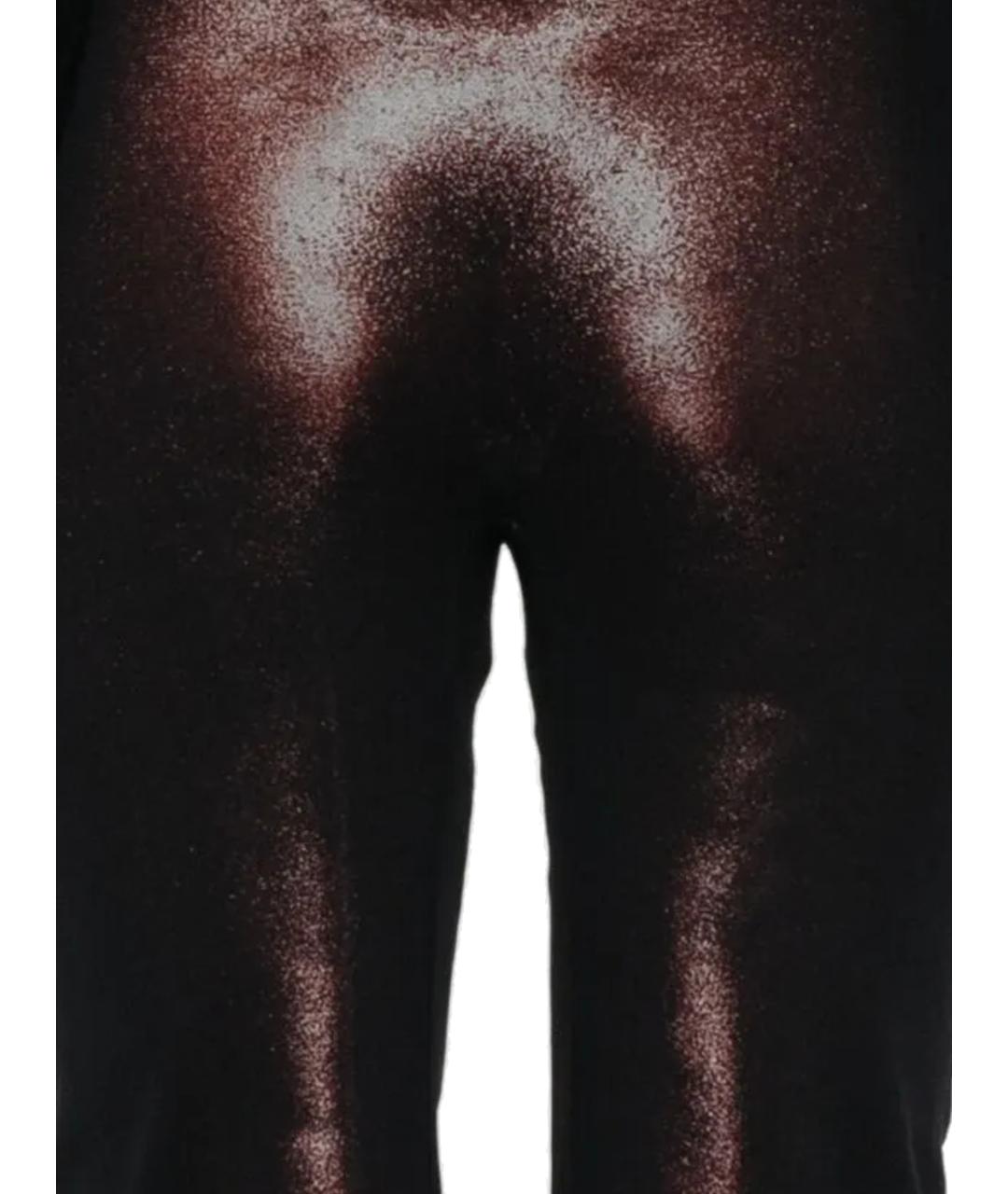 JEAN PAUL GAULTIER Черные полиамидовые брюки узкие, фото 3