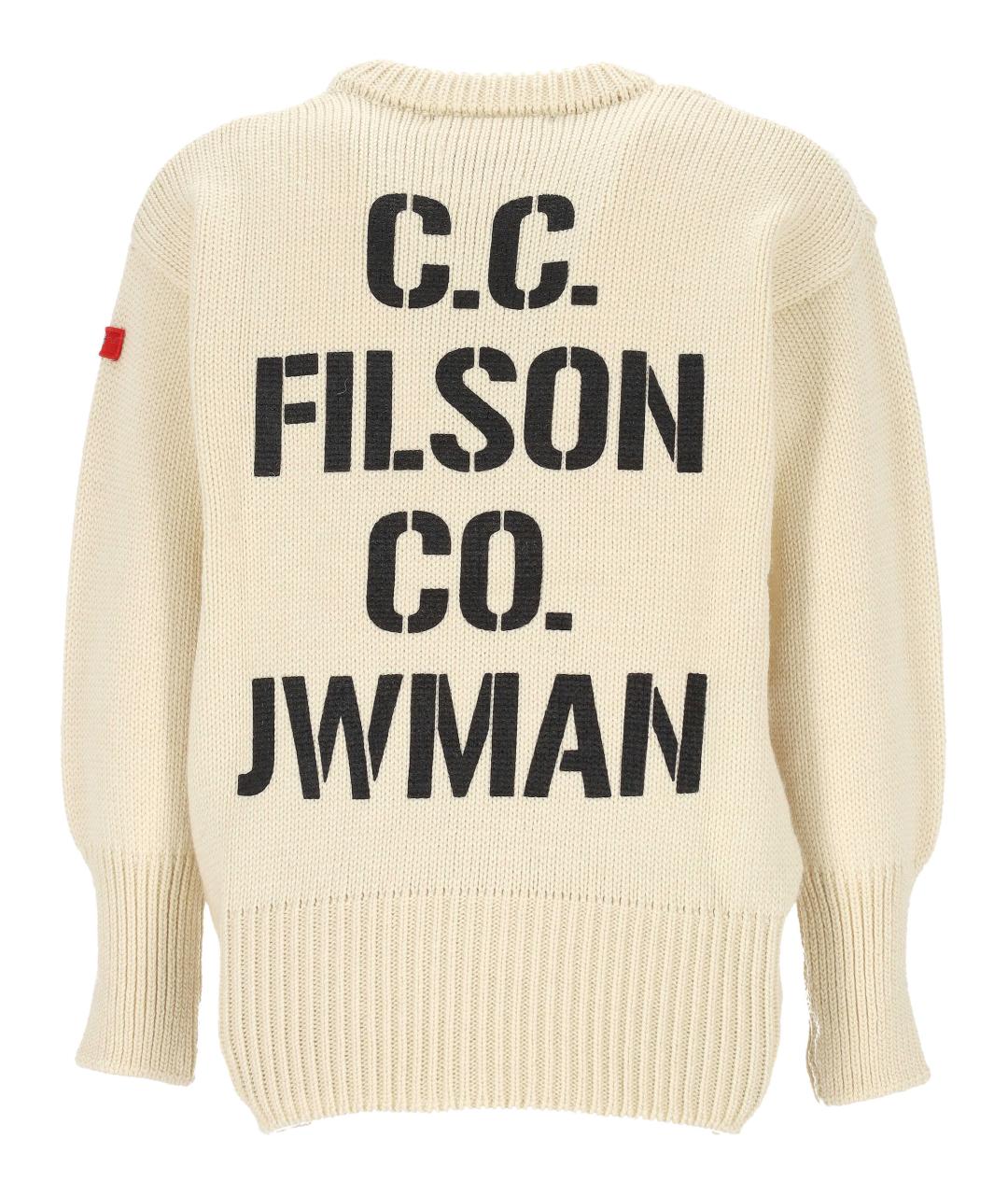 JUNYA WATANABE Бежевый шерстяной джемпер / свитер, фото 3