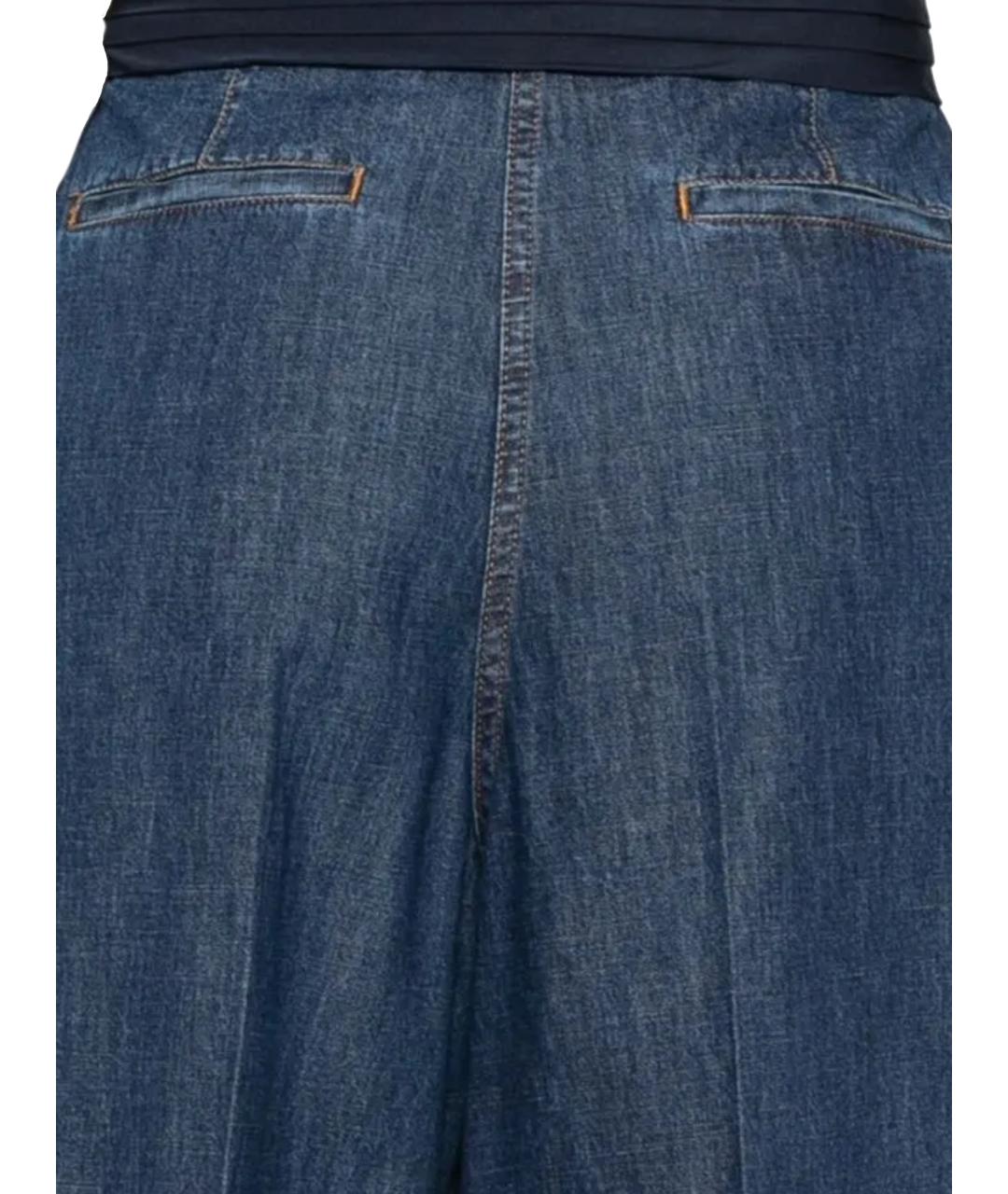 VALENTINO Синие хлопковые шорты, фото 3