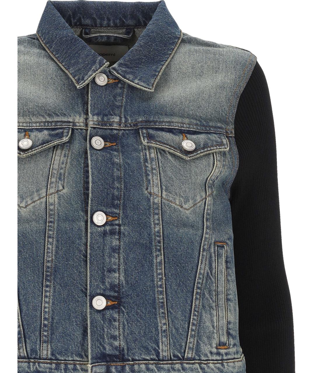 COPERNI Черная хлопковая куртка, фото 2