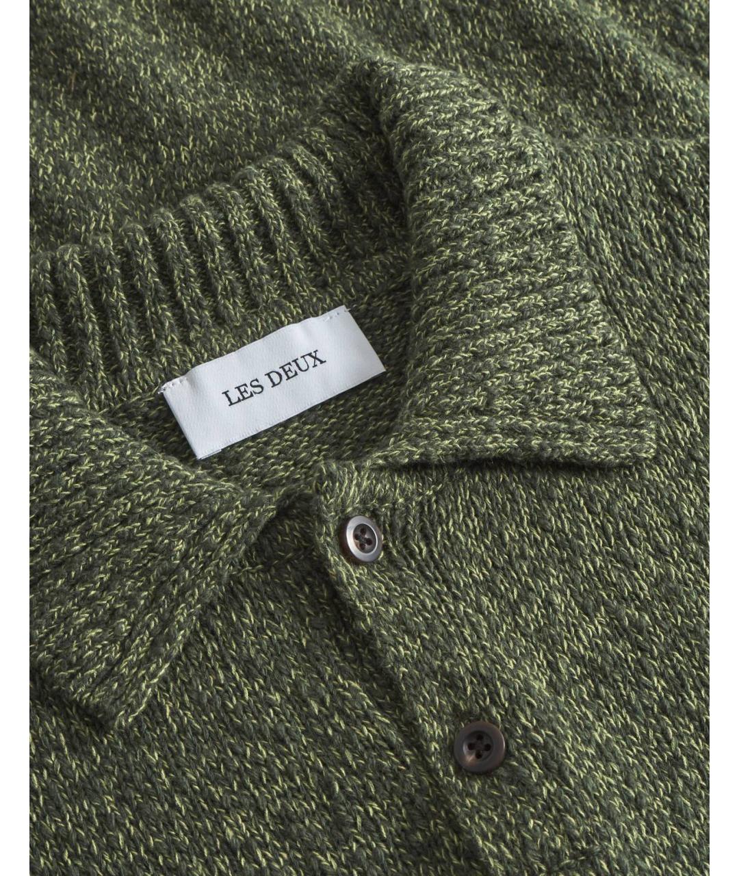 LES DEUX Зеленый шерстяной джемпер / свитер, фото 2