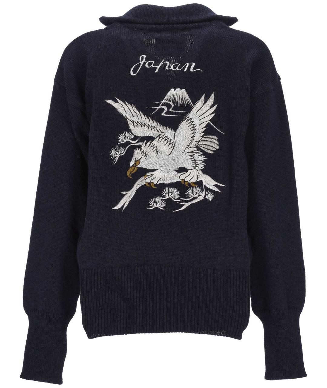 JUNYA WATANABE Темно-синий шерстяной джемпер / свитер, фото 3