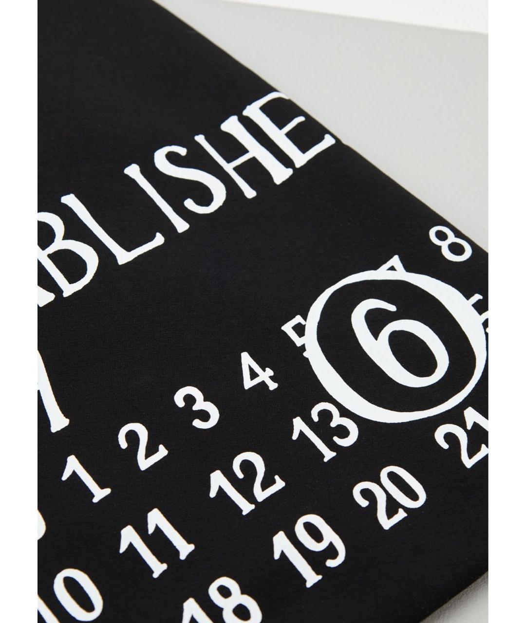 MM6 MAISON MARGIELA Черная тканевая сумка через плечо, фото 3