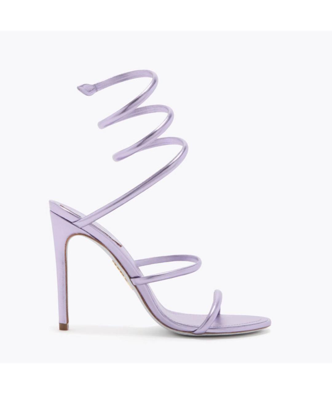 RENE CAOVILLA Фиолетовые босоножки, фото 5