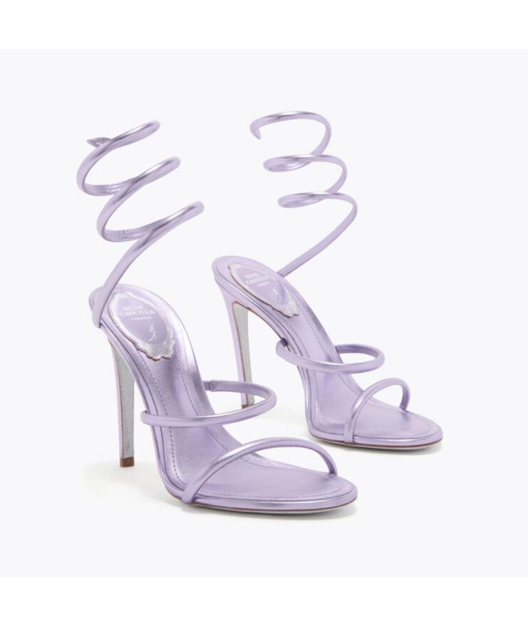 RENE CAOVILLA Фиолетовые босоножки, фото 2
