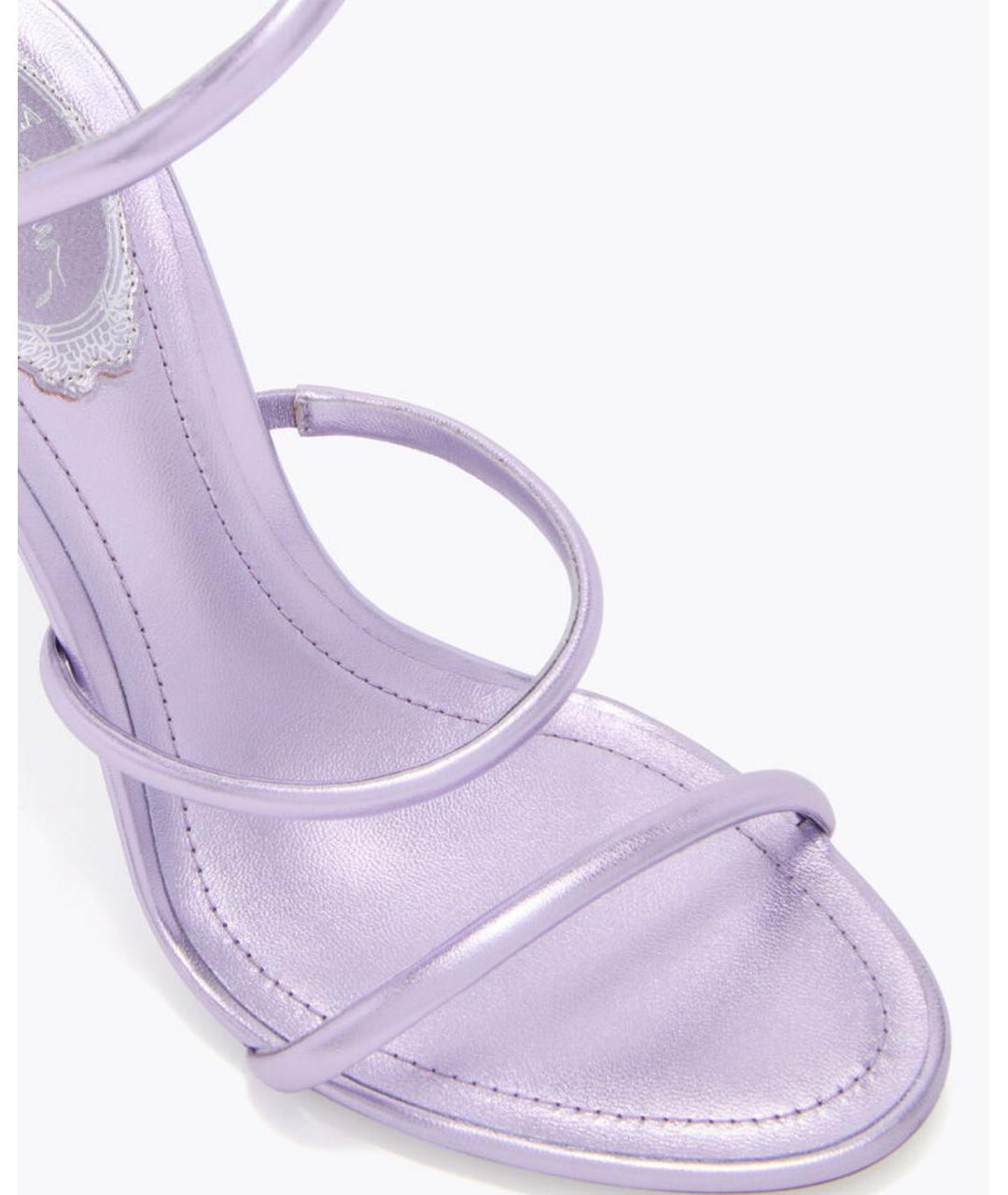 RENE CAOVILLA Фиолетовые босоножки, фото 4