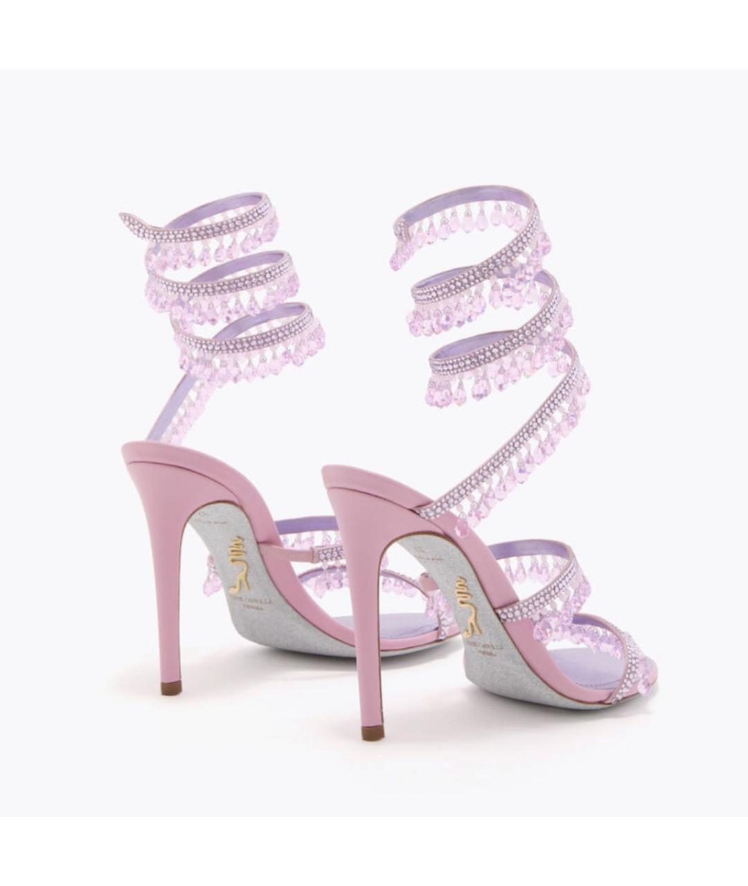 RENE CAOVILLA Фиолетовые босоножки, фото 3