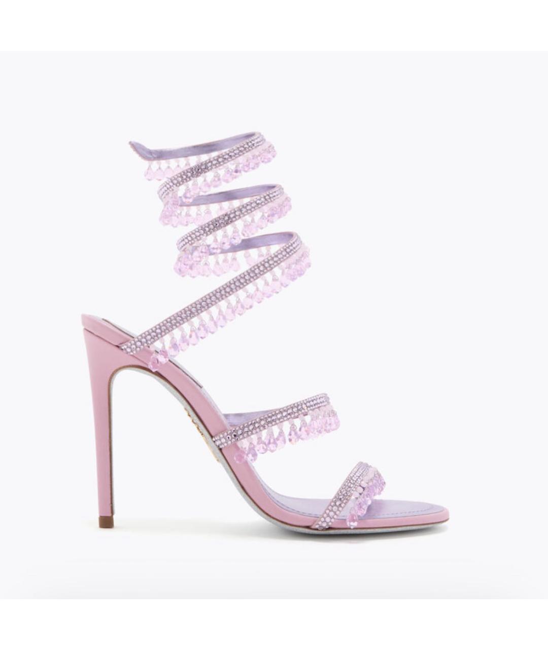 RENE CAOVILLA Фиолетовые босоножки, фото 5