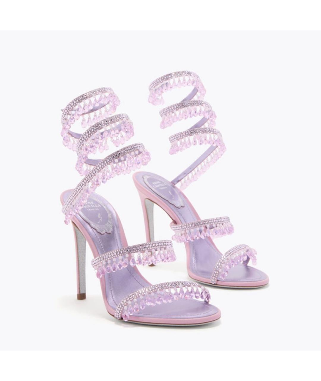 RENE CAOVILLA Фиолетовые босоножки, фото 2