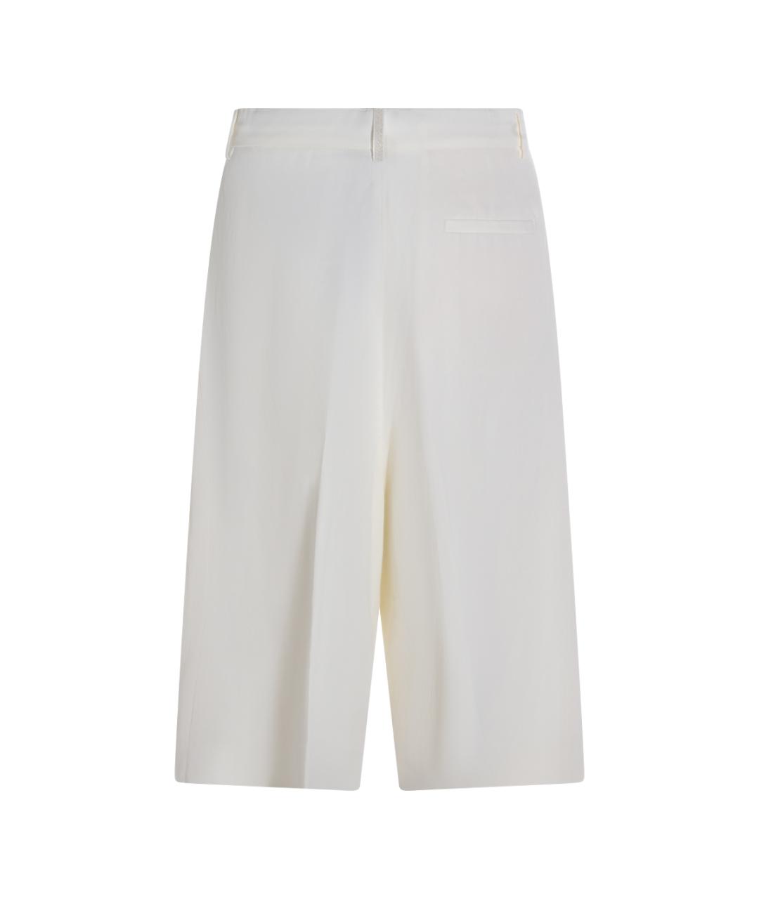 FABIANA FILIPPI Белые вискозные шорты, фото 2