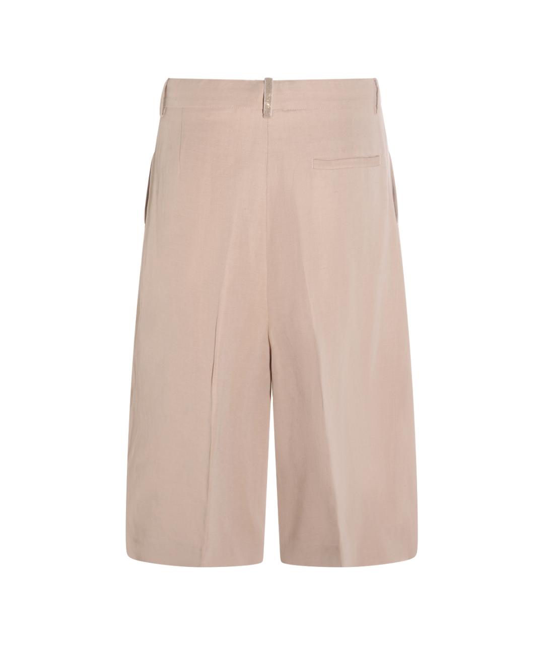 FABIANA FILIPPI Бежевые вискозные шорты, фото 2