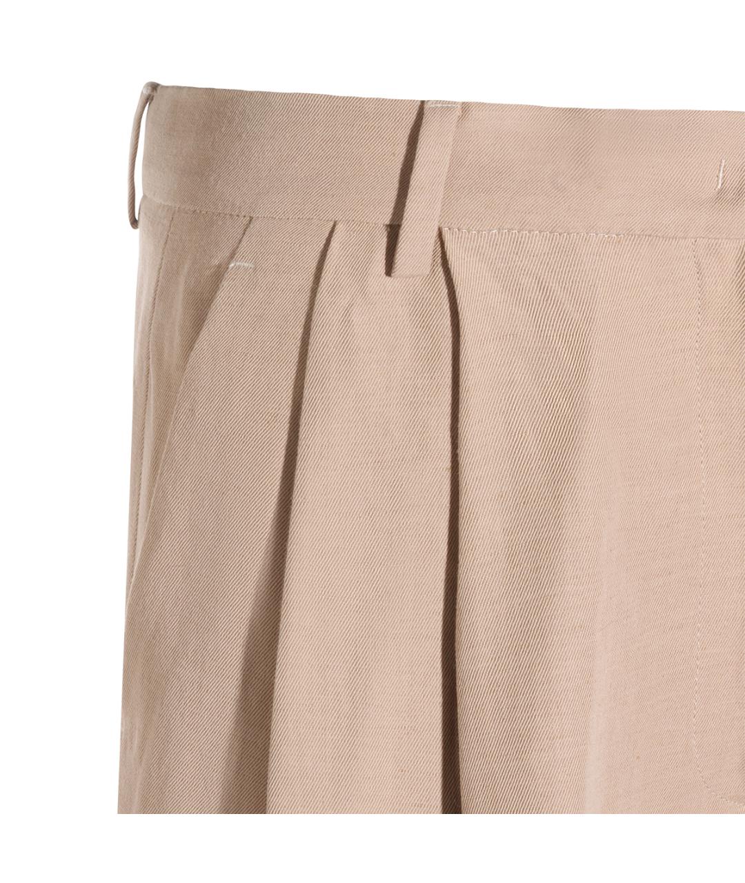 FABIANA FILIPPI Бежевые вискозные шорты, фото 3