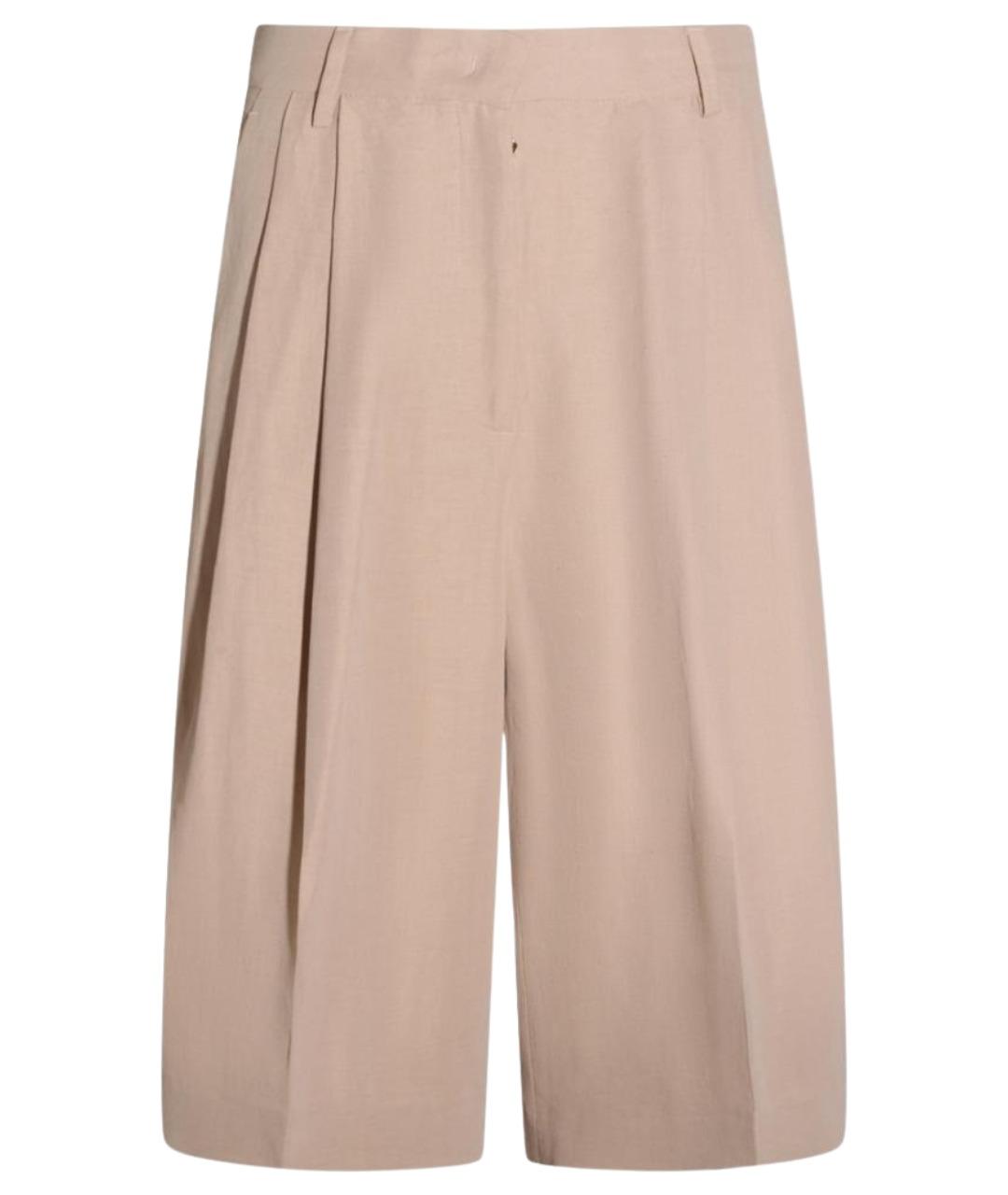 FABIANA FILIPPI Бежевые вискозные шорты, фото 1