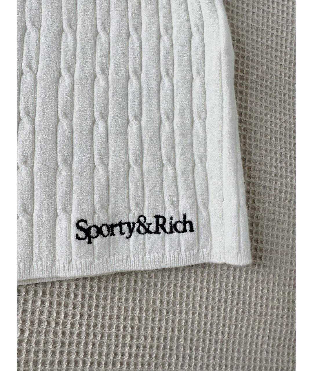 SPORTY AND RICH Белый вискозный костюм с юбками, фото 4