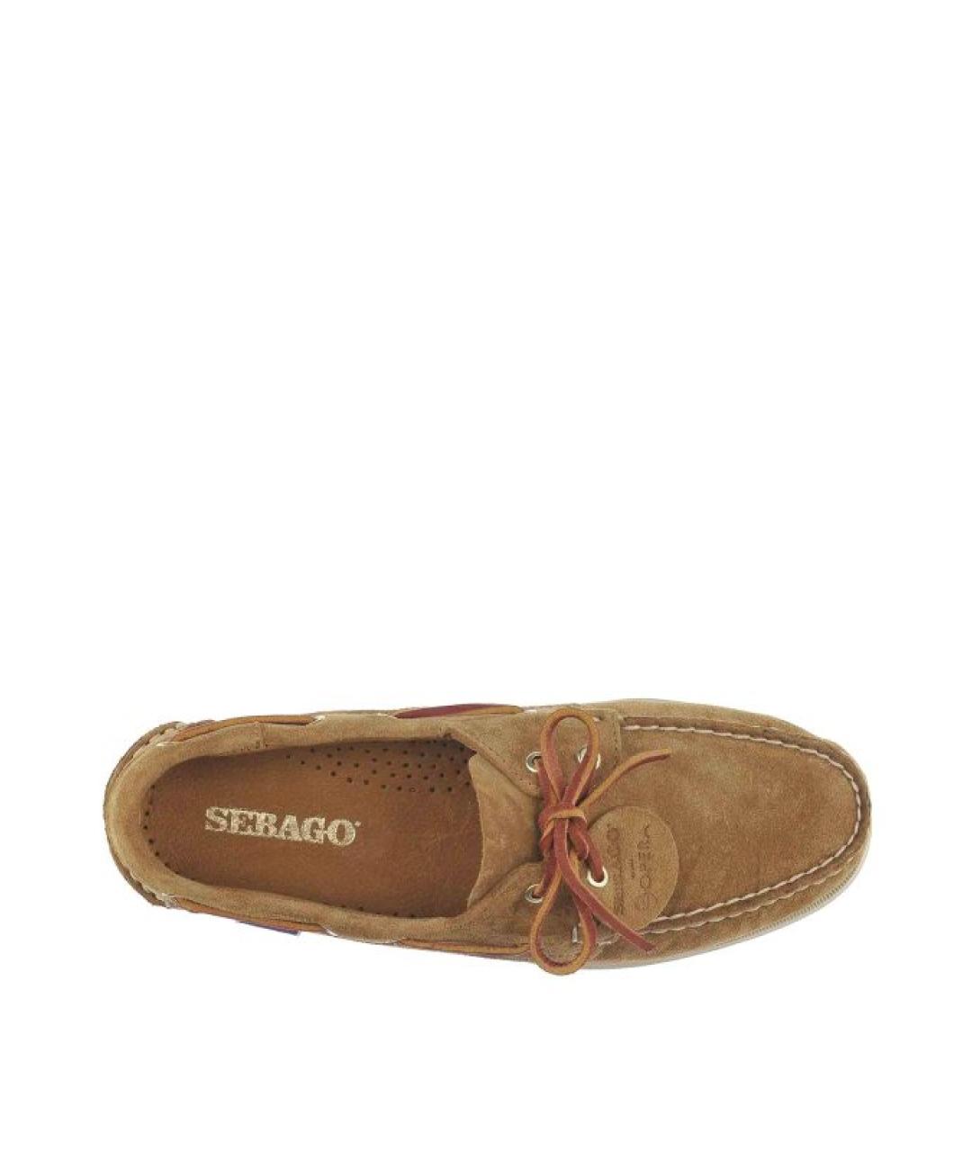 SEBAGO Коричневые замшевые лоферы, фото 3