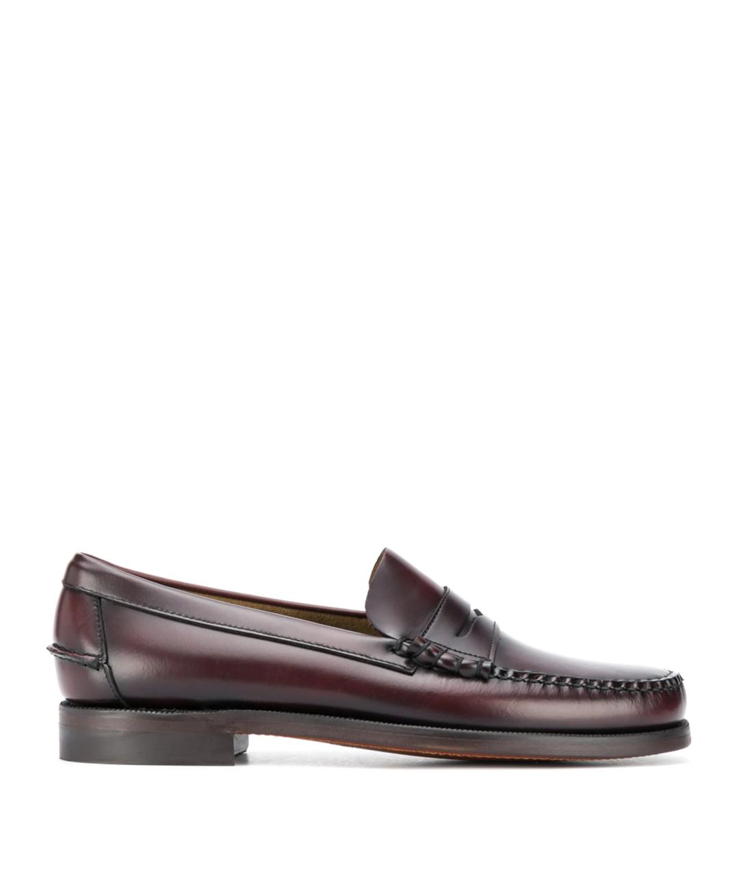 SEBAGO Коричневые кожаные лоферы, фото 1