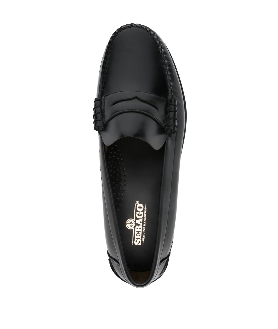 SEBAGO Черные кожаные лоферы, фото 4