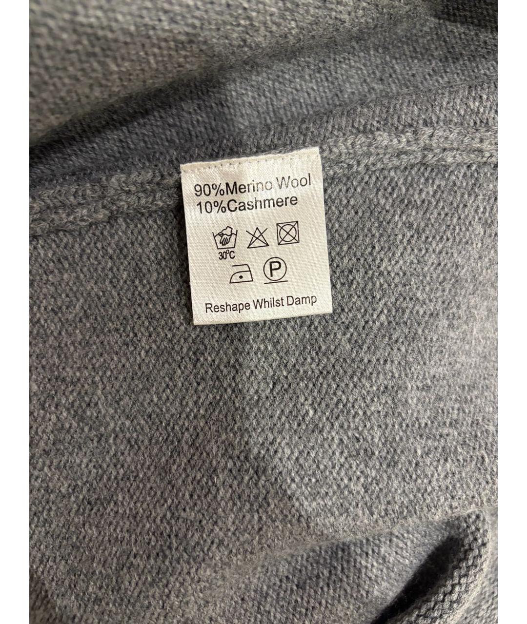 ADDICTED Серое шерстяное повседневное платье, фото 4