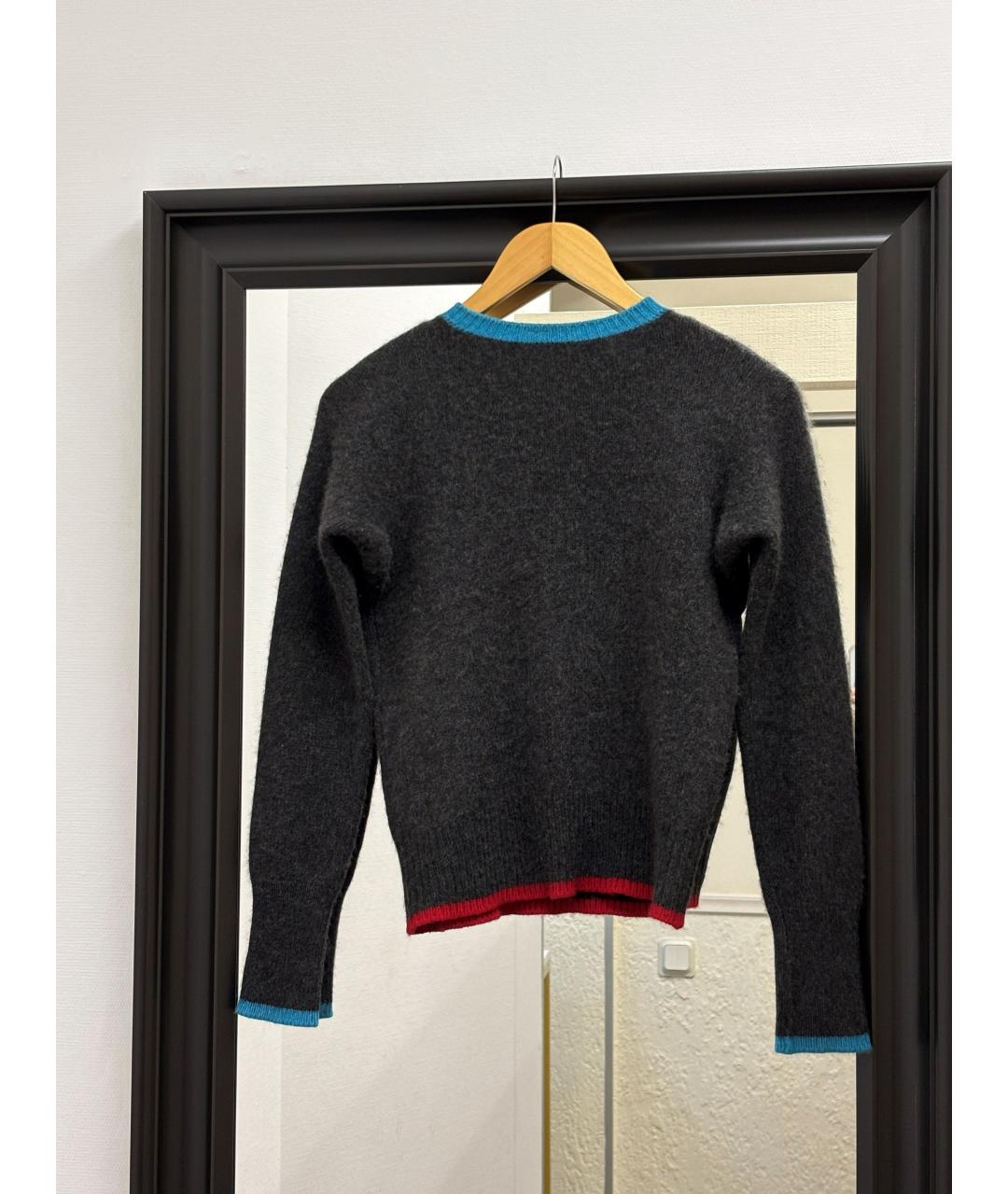 CHANEL Серый кашемировый джемпер / свитер, фото 3