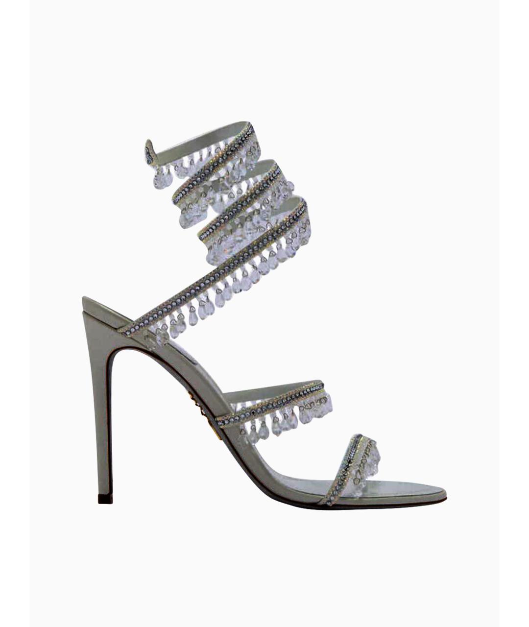 RENE CAOVILLA Белые босоножки, фото 1