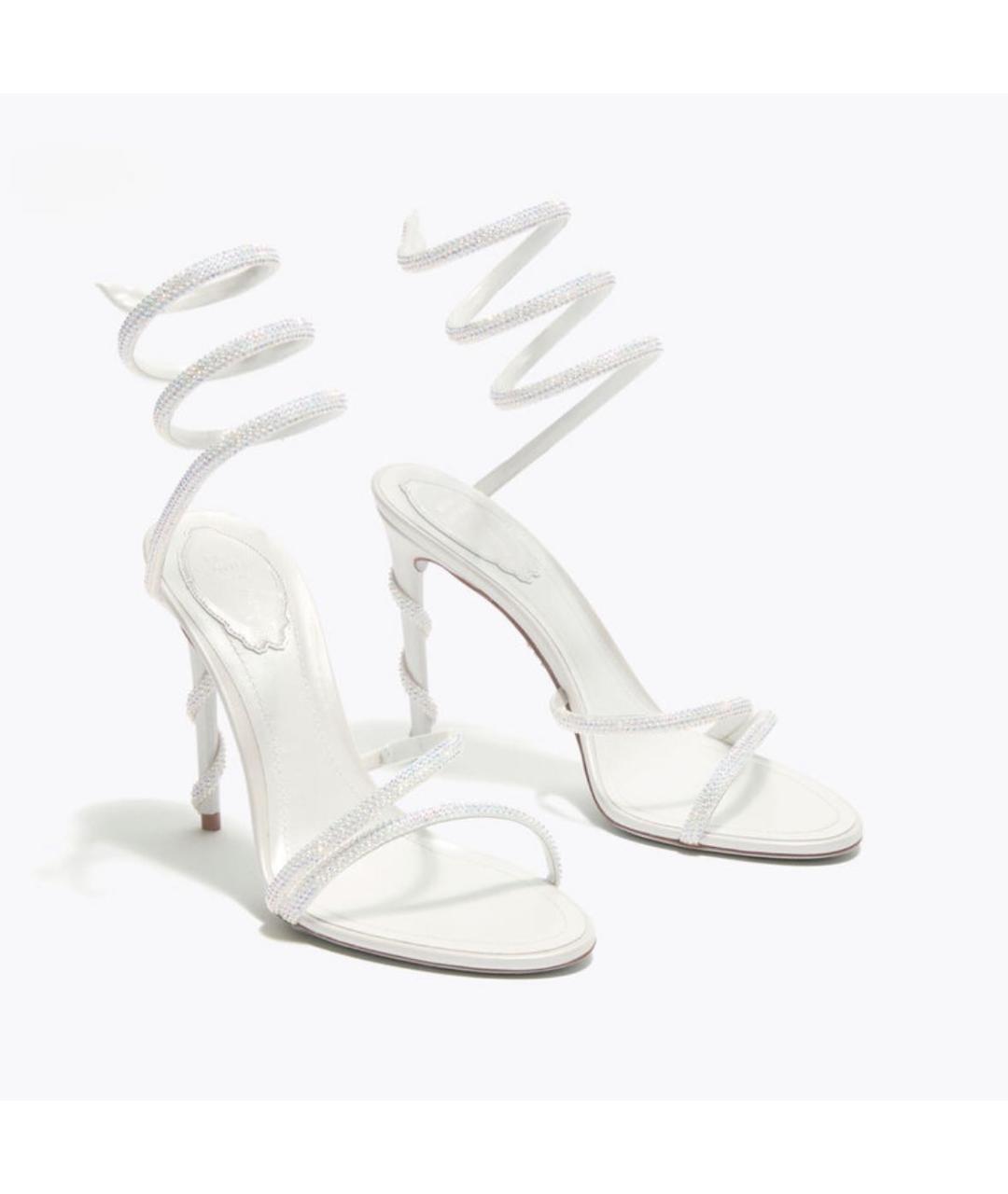 RENE CAOVILLA Белые босоножки, фото 2