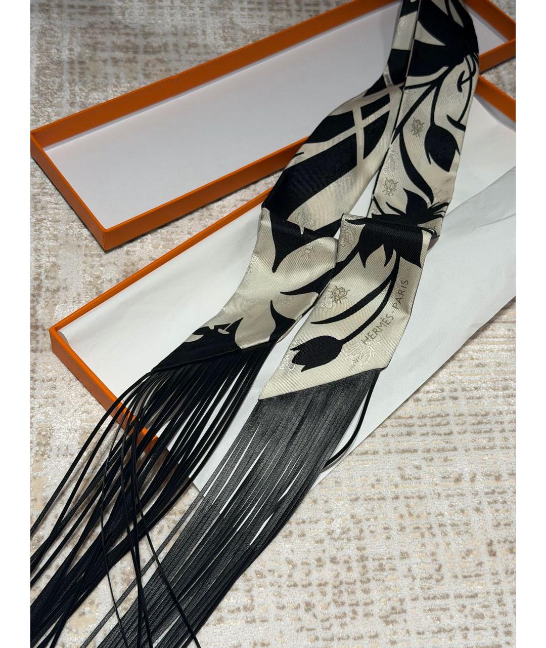 HERMES Мульти шелковый платок, фото 2