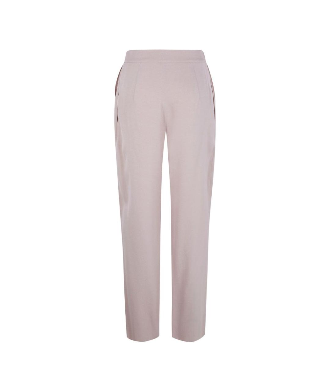 EMPORIO ARMANI Бежевые прямые брюки, фото 2