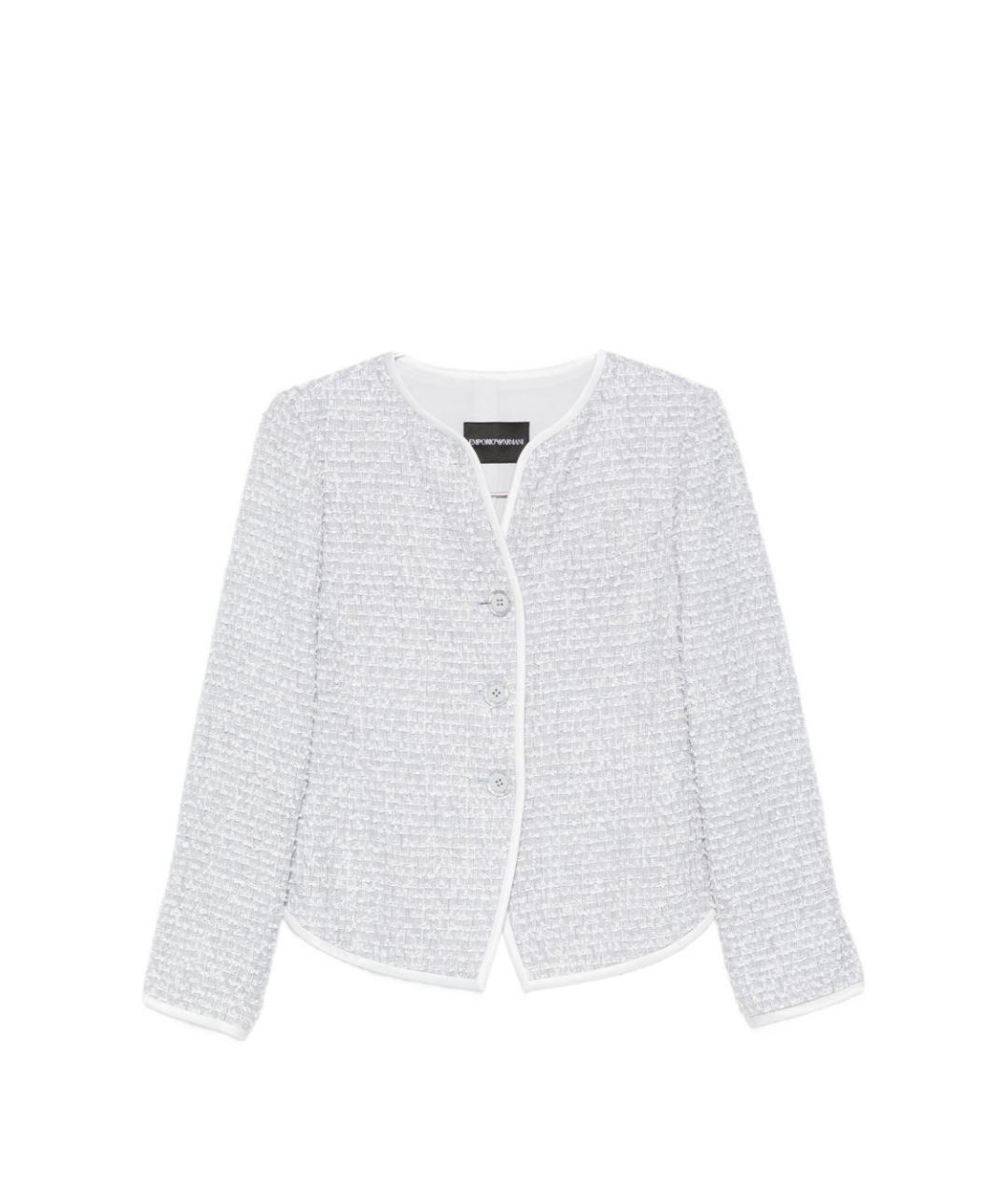 EMPORIO ARMANI Серый шерстяной жакет/пиджак, фото 1